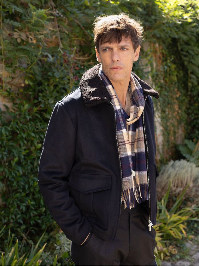 John Navy Zip-Up Jacket