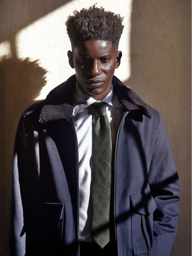 John Navy Zip-Up Jacket