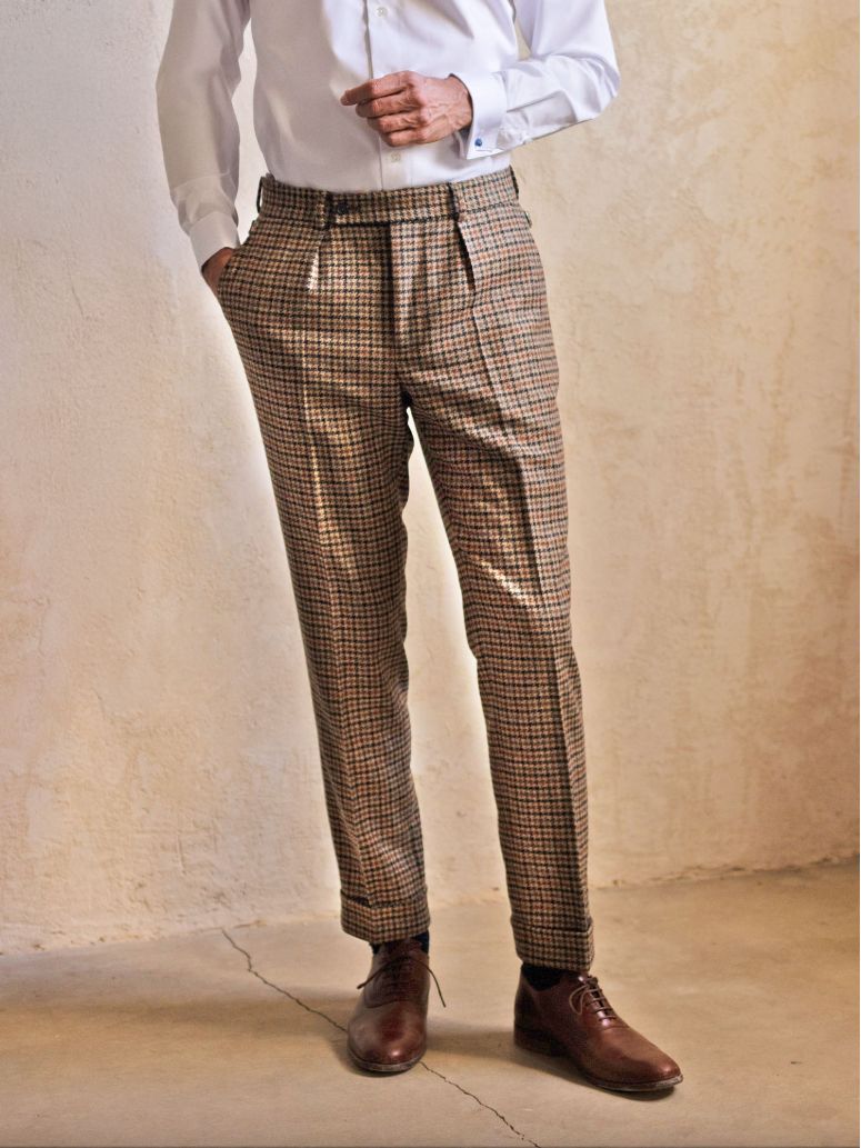 Brown Ross suit pants