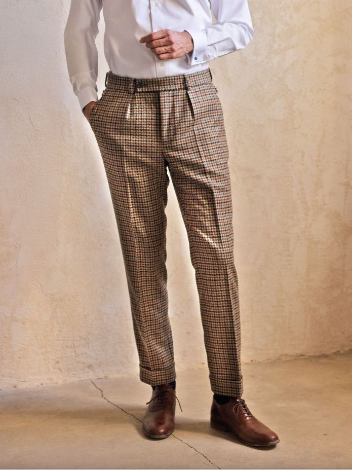 Brown Ross suit pants