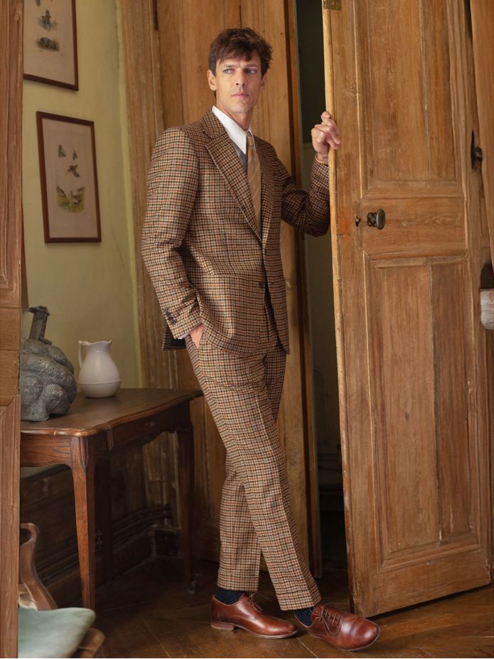 Brown Ross suit jacket