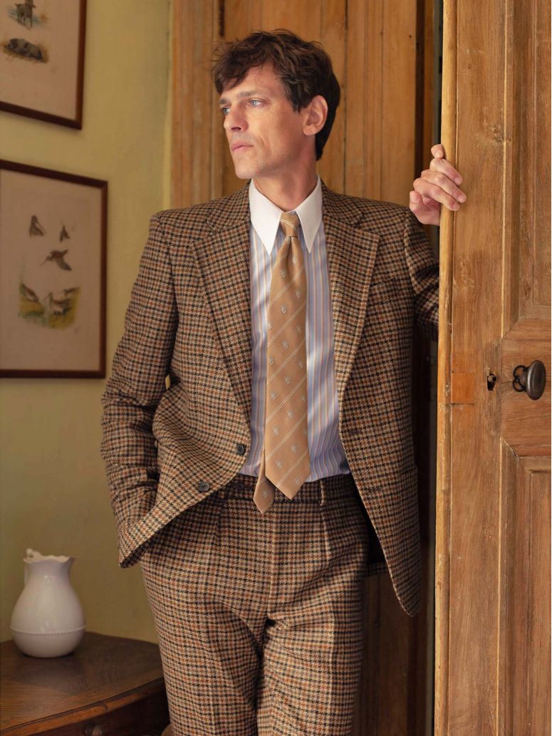 Brown Ross suit jacket