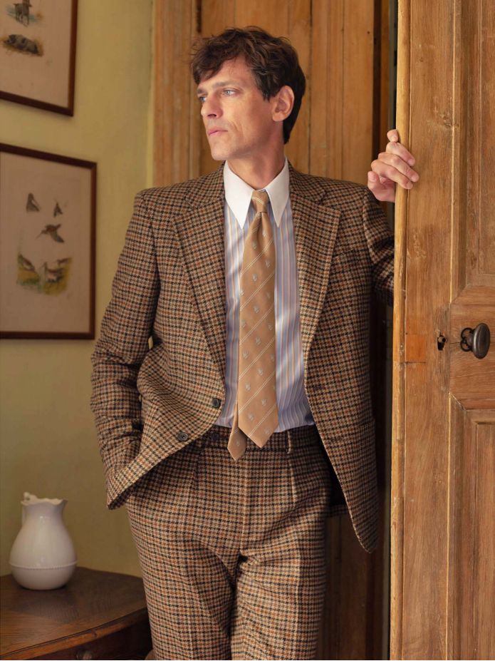 Brown Ross suit jacket