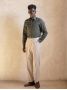 Faro Beige High-Waisted Flannel Pants