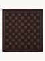 Brown patterned pocket square