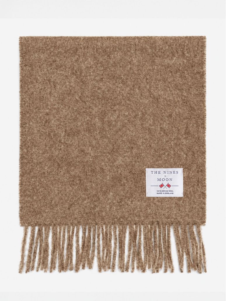 Camel wool scarf The Nines x Moon