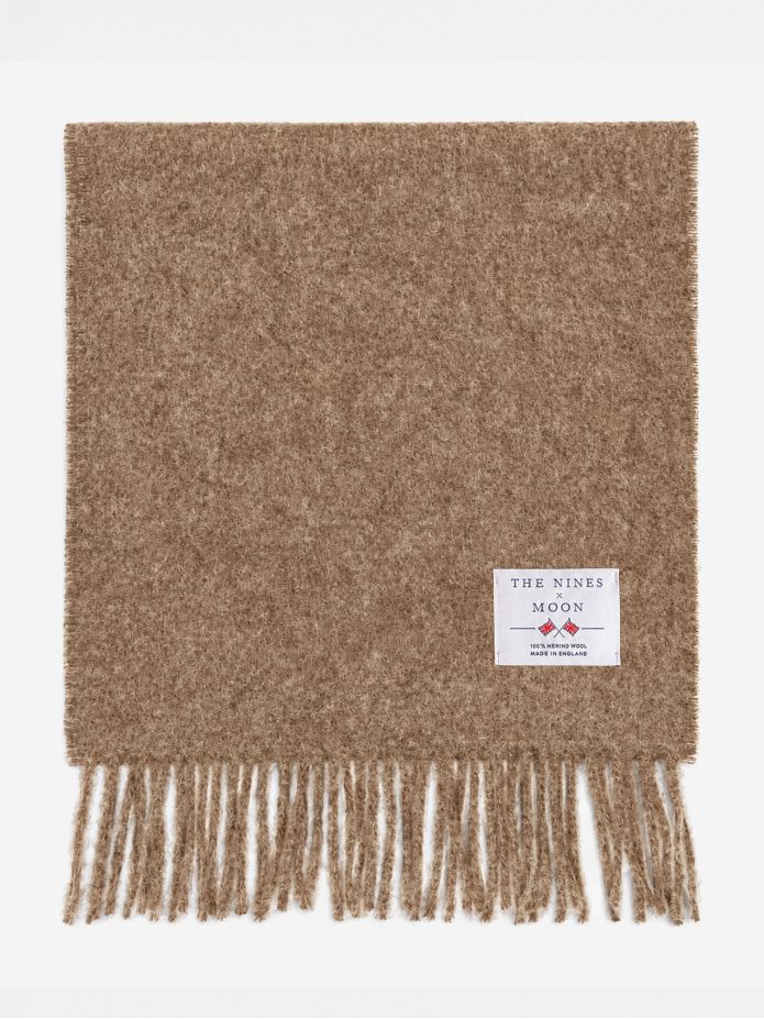 Camel wool scarf The Nines x Moon