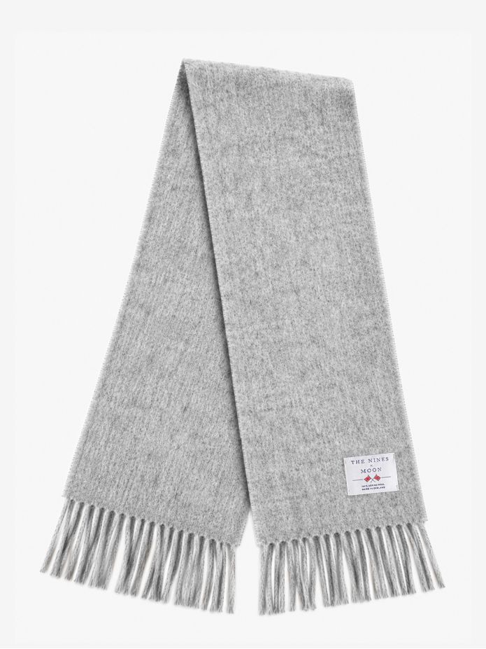 Gray wool scarf The Nines x Moon
