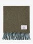 Loden green wool scarf The Nines x Moon