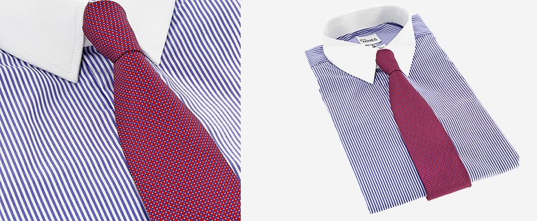 taille motif de cravate