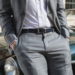 The Nines' suit belt for the modern gentleman of today