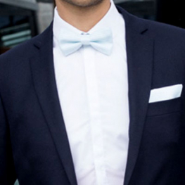 Textured bow ties