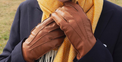 How to care for men's leather gloves?